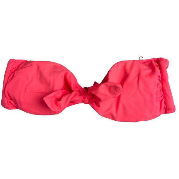 Victoria Secret Bikini Top Pink Strapless Bow Swimwear *Dimensions In picture* - Picture 1 of 5